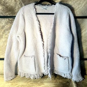 Barefoot Dreams Women’s Cardigan with fringe